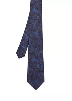 Фиолетовый шелковый галстук Canali, фиолетовый