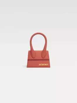 Фирменная мини-сумочка Ле Чикито Jacquemus, темно-красный