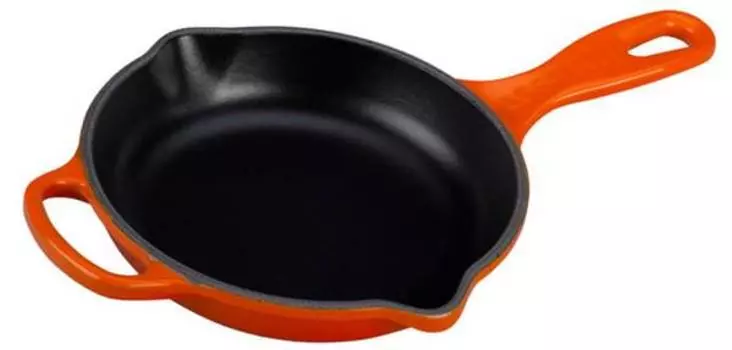 Фирменная сковорода Le Creuset, оранжевый