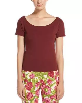 Фирменный топ Virtus Weekend Max Mara, красный