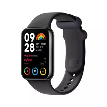 Фитнес-браслет Xiaomi Smart Band 8 Pro, (CN), полиуретановый ремешок, чёрный