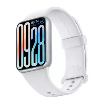 Фитнес-браслет Xiaomi Smart Band 9 Pro, (CN), ТПУ ремешок, серебристый/белый