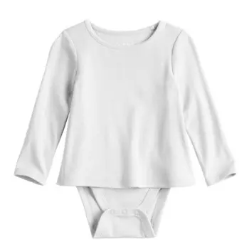 Физически адаптивное двухслойное боди Jumping Beans для маленьких девочек, белый