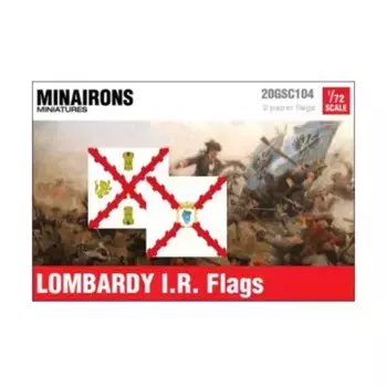 Флаги Ломбардии IR, War of Spanish Succession - Decals & Flags (1:72)