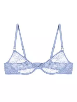 Fleur Du Mal кружевной бюстгальтер Le Stretch Multifit, синий