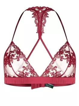 Fleur Of England кружевной бюстгальтер Gisele Boudoir, красный