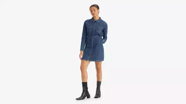 Флинн вестерн платье Levi's, цвет A New York Moment - Dark Wash