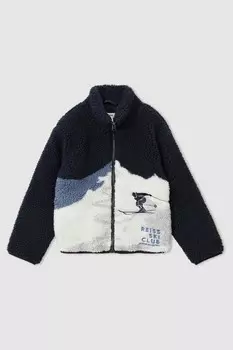 Флис Alwin Ski Landscape Reiss, синий