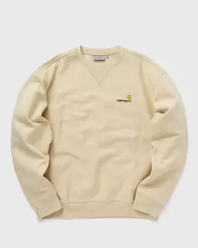 Флис Carhartt Wip American Script Sweat, цвет rattan