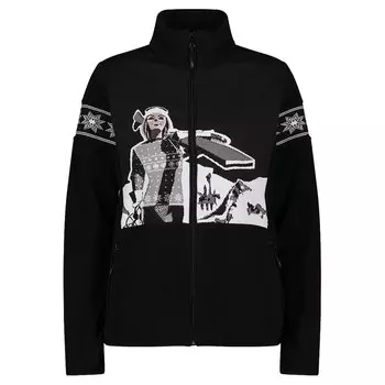 Флис CMP 31J1136 full zip, черный