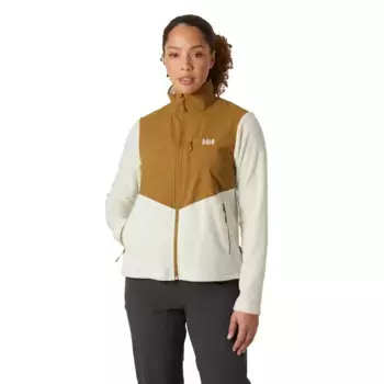 Флис Helly Hansen Daybreaker Block full zip, коричневый/белый