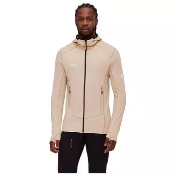 Флис Mammut Taiss Light Full Zip Hooded, бежевый