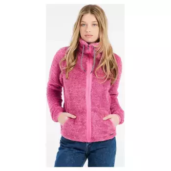 Флис Protest Riri full zip, розовый