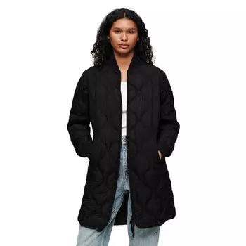 Флис Superdry Studios Long Liner, черный