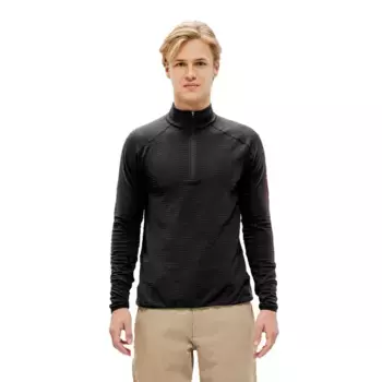 Флис The Mountain Studio Light tech half zip, черный