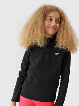 Флисовая куртка 4F Fleecepullover, черный