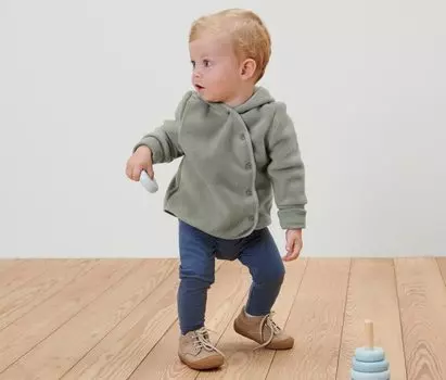 Флисовая куртка для малышей Tchibo, хаки
