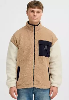 Флисовая куртка INDICODE JEANS, бежевый