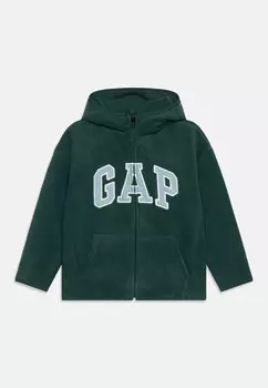 Флисовая куртка LOGO HOOD BOYS GAP, зеленый