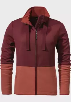 Флисовая куртка Schffel "Fleece Jacket Pelham L", без капюшона, красный