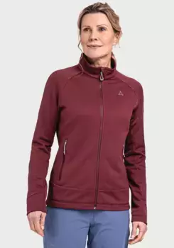 Флисовая куртка Schffel "Fleece Jacket Steinach L", без капюшона, красный