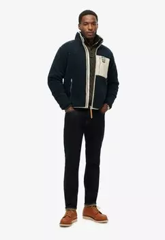 Флисовая куртка Superdry, синий