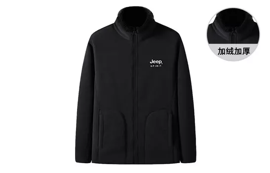 Флисовая куртка унисекс Jeep Spirit, черный