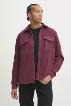 Флисовая рубашка Furnace Billabong, бордовый