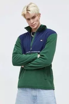 Флисовая толстовка Quiksilver, зеленый