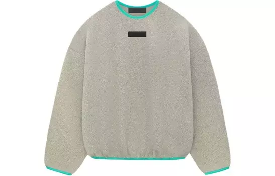 Флисовая толстовка с логотипом Fear Of God Essentials, цвет Seal