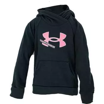 Флисовая толстовка с логотипом Under Armour Rival, черный, детский