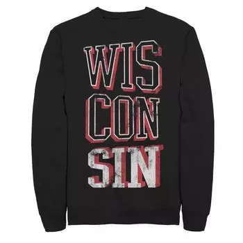 Флисовая толстовка с потертостями Fifth Sun Wisconsin для юниоров Fifth Sun