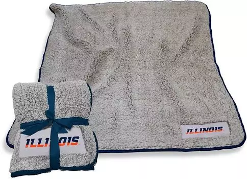 Флисовое одеяло Logo Illinois Fighting Illini 50 x 60 дюймов