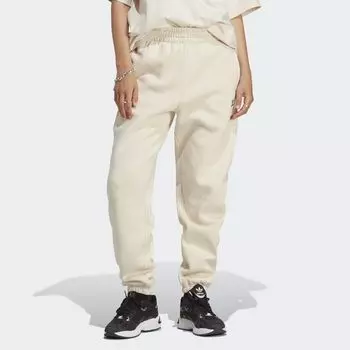 Флисовые джоггеры Essentials Adidas, цвет Wonder White