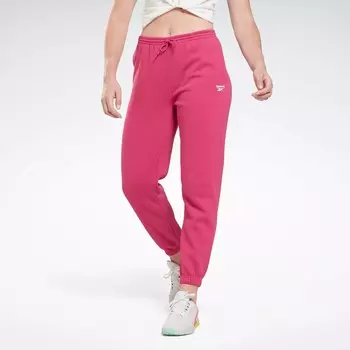 Флисовые джоггеры Identity Reebok, розовый