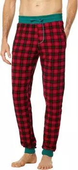 Флисовые джоггеры Kickee Pants, цвет Anniversary Plaid