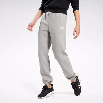 Флисовые джоггеры Reebok Identity, цвет Medium Grey Heather
