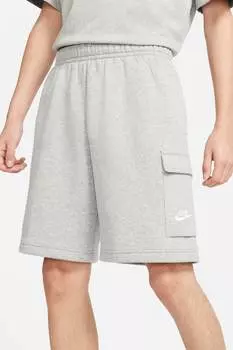Флисовые клубные шорты Nike, серый