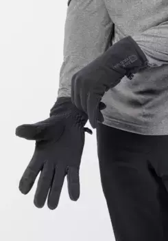 Флисовые перчатки Jack Wolfskin "REAL STUFF GLOVE", черный
