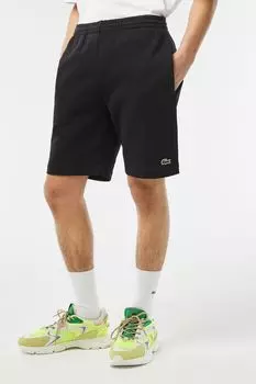 Флисовые шорты Lacoste, черный
