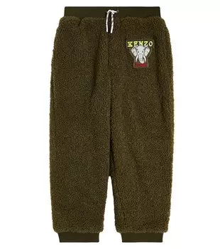Флисовые спортивные штаны Kenzo, бежевый