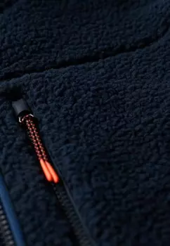 Флисовый джемпер HALF ZIP Superdry, синий