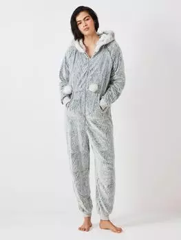 Флисовый комбинезон John Lewis серый