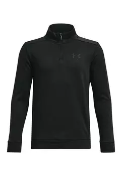 Флисовый пуловер 1/4 ZIP Under Armour, цвет black