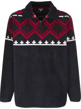Флисовый пуловер BABISTA Sweatshirt BELLAVUNZO, темно-синий
