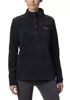 Флисовый пуловер Columbia "Benton Springs 1/2 Snap Pullover", черный