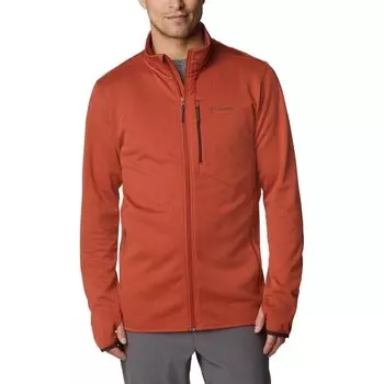 Флисовый пуловер Columbia, цвет mango