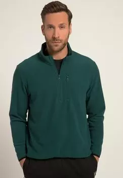 Флисовый пуловер HALF ZIP BIKEWEAR LONG SLEEVE COLLAR WITH JP1880, цвет bottle green