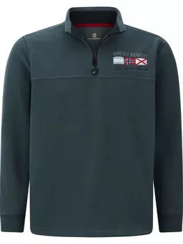 Флисовый пуловер Jan Vanderstorm Fleece Sweatshirt SIETSE, цвет petrol