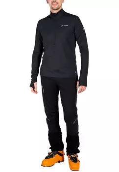 Флисовый пуловер LIVIGNO HALFZIP II Vaude, цвет black